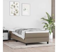 vidaXL Materasso a Molle per Bambini Tortora 80x160 cm in Tessuto
