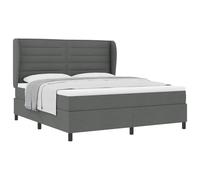 vidaXL Materasso a Molle Pocket Grigio Scuro 180 x 200 cm, in Tessuto e Schiuma. Resistente e con Supporto Medio, è Comodo per Dormire. Perfetto per camere da Letto Moderne e soluzioni per Il Sonno.