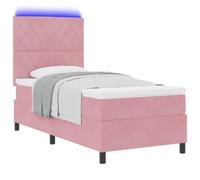 vidaXL Materasso a Molletta in Velluto 90X190 cm Schiuma Morbida Copertura con Cerniera Ideale per Comfort e Relaxamento Obiettivo di Sonno di Lusso Mobili per Camera da Letto Dimensione Singolo Prod