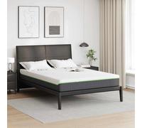 vidaXL Materasso Bianco e Grigio 140 x 190 cm Tessuto Jacquard