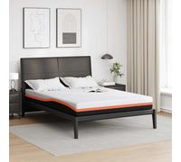 vidaXL Materasso Bianco e Nero 140 x 200 cm Tessuto Jacquard