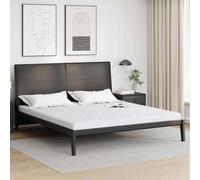vidaXL Materasso con Strato di Cocco Bianco 200 x 200 cm Schiuma PU