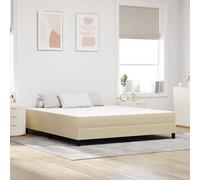 vidaXL Materasso da Letto con materasso Verde 180 x 200 cm Tessuto
