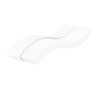 vidaXL Materasso in schiuma bianca, 100 x 220 cm, grado di durezza H2 H3