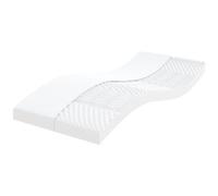 VIDAXL - Materasso In Schiuma Bianco 100x200 Cm 7 Zone Durezza 20 Ild