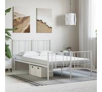 vidaXL Materasso in Schiuma Bianco 140x190 cm 7 Zone Durezza 20 ILD