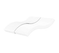 vidaXL Materasso in Schiuma Bianco 200x200 cm Durezza H2 H3