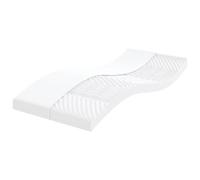 vidaXL Materasso in Schiuma Bianco 80x220 cm 7 Zone Durezza 20 ILD, Materasso, Materasso Morbido, Materasso in Polipropilene, Materasso Doppio