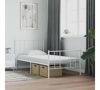 vidaXL Materasso in Schiuma Bianco 90x190 cm 7 Zone Durezza 20 ILD
