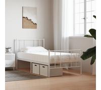vidaXL Materasso in Schiuma Bianco 90x190 cm Durezza H2 H3