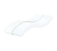 vidaXL Materasso in Schiuma Bianco 90x220 cm Durezza H2 H3, Materasso, Materasso Morbido, Materasso in Polipropilene, Materasso Singolo