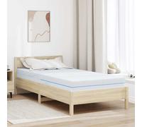 vidaXL Materasso Medio rigido 90 x 200 cm Bianco