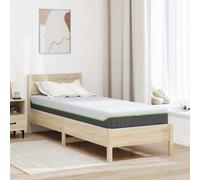 vidaXL Materasso Morbido medio 70 x 200 cm Bianco e Grigio