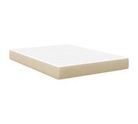 vidaXL Materasso Rettangolare Comodo 140 X 190 cm Verde Chiaro Grigio Cotone Schiuma Coperture Rimovibili Soluzioni di Sonno per Interni Perfetto per 2 Adulti Design Moderno Facile Manutenzione Letto