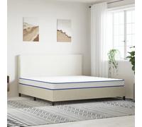 vidaXL Materasso Viscoelastico con Memoria 200 x 180 x 17 cm Morbido