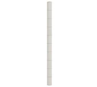 vidaXL Membrana Antierbacce Bianca 2x10 m in PP
