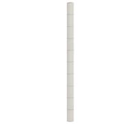 vidaXL Membrana Antierbacce Bianca 2x25 m in PP