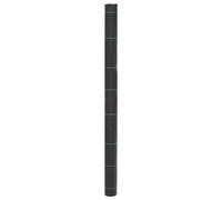 vidaXL Membrana Antierbacce Nera 1,5x200 m in PP