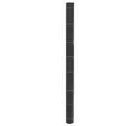 vidaXL Membrana Antierbacce Nera 1,5x50 m in PP