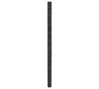 vidaXL Membrana Antierbacce Nera 2x200 m in PP