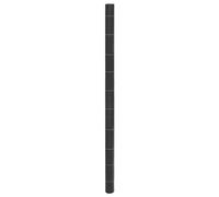 vidaXL Membrana Antierbacce Nera 2x200 m in PP