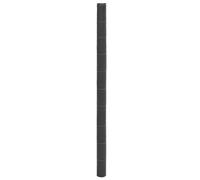 vidaXL Membrana Antierbacce Nera 2x25 m in PP