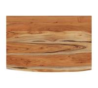 vidaXL Mensola a Muro 60x40x2,5cm Rettangolare Legno Acacia Bordi Vivi, mensola a Muro, ripiano a Muro, ripiano, ripiano a Parete, mensola