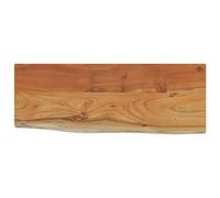 vidaXL Mensola a Muro 80x30x2,5cm Rettangolare Legno Acacia Bordi Vivi, mensola a Muro, ripiano a Muro, ripiano, ripiano a Parete, mensola