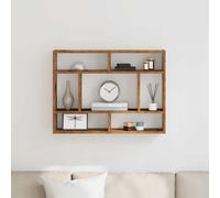 vidaXL Mensola a Muro Legno Antico 75x16x55 cm in Legno Multistrato