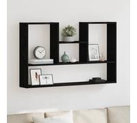vidaXL Mensola a Muro Rovere Nero 99x15x60 cm in Truciolato