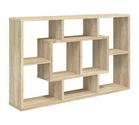 vidaXL Mensola a Muro Rovere Sonoma 85x16x52,5 cm in Legno Multistrato