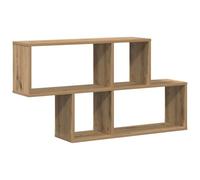 vidaXL Mensola da Parete rovere artigianale 100 x 20 x 53 cm
