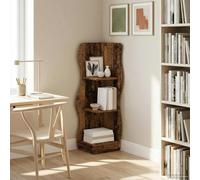 vidaXL Mensola angolare Legno antico 34 x 33 x 102 cm