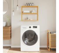 vidaXL Mensola da Bagno 3 Ripiani Montaggio a Parete 60x15x54cm Bambù