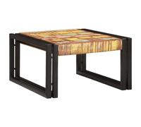 vidaXL Mensola da bagno 60 x 50 x 23 cm Legno di Manico Solido, Ferro