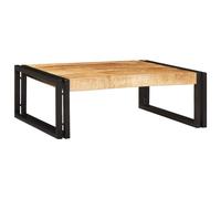 vidaXL Mensola da bagno 65 x 50 x 23 cm Legno di mango massello, Ferro