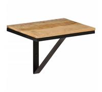 vidaXL Mensola da Parete 40x30x32 cm in Legno Massello Mango e Ferro