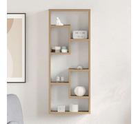 vidaXL Mensola da parete Artisan Oak 36x16x90 cm in legno ingegnerizzato