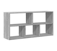 vidaXL Scaffale a Muro Grigio Sonoma 100x25x50 cm in Legno Multistrato, scaffale a Muro, scaffale espositivo, espositore a Muro, scaffale pensile