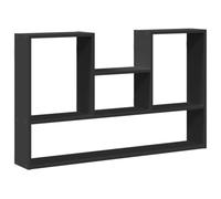 vidaXL Scaffale a Parete Nero 99x15x60 cm in Truciolato, scaffale a Muro, scaffale espositivo, espositore a Muro, scaffale pensile, espositore