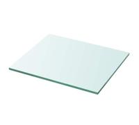 vidaXL Mensola di Vetro Trasparente 30x25 cm