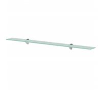 vidaXL Mensola Galleggiante in Vetro 100x20cm Ripiano Muro Espositore Scaffale