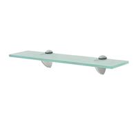 vidaXL Mensola Galleggiante in Vetro 40x20 cm Ripiano Muro Espositore Scaffale