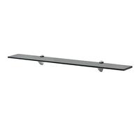 vidaXL Mensola Galleggiante in Vetro 80x10 cm Ripiano Muro Espositore Scaffale
