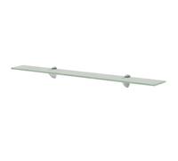 vidaXL Mensola Galleggiante in Vetro 80x20 cm Ripiano Muro Espositore Scaffale