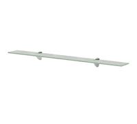vidaXL Mensola Galleggiante in Vetro 90x10 cm Ripiano Muro Espositore Scaffale