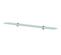 vidaXL Mensola Galleggiante in Vetro 90x10 cm Ripiano Muro Espositore Scaffale