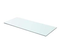 vidaXL Mensola in Vetro Temperato 70x30 cm Trasparente Ripiano Lastra Scaffale