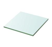 vidaXL Mensola in Vetro Temperato 30x30 cm Trasparente Ripiano Lastra Scaffale