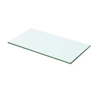 vidaXL Mensola in Vetro Trasparente 50x20 cm